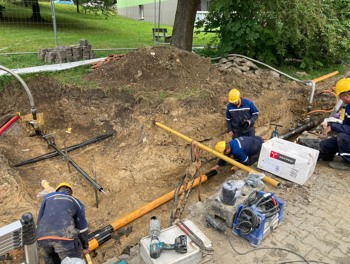 Propoj plynovodu na rekonstrukci plynu, Nový Jičín