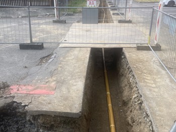 Středotlaký plynovod, Hranice