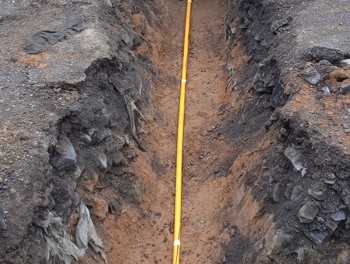 Plynová přípojka se skříní HUP, Bítov